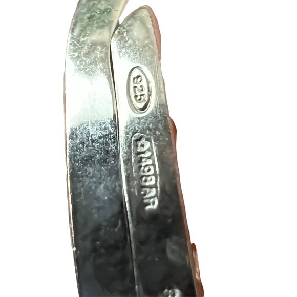 BVLGARI KEYRING silver 925 unisex minimalist logo 1493 - Picture 5 of 6